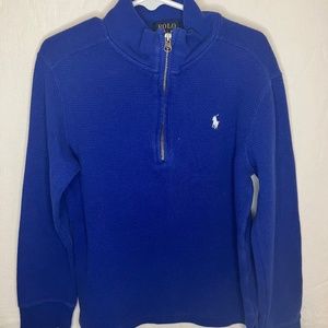 Boys half zip Polo sweater